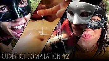 Facial cumshot compilation