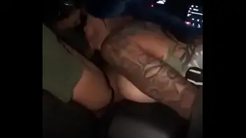 Amateur gay handjob in car