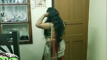 Indian xxx sexy milf bhabhi secret sex with nephew real homemade sex