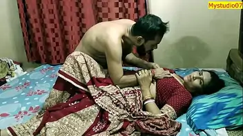 Indian xxx milf bhabhi real sex with husband close friend clear hindi audio
