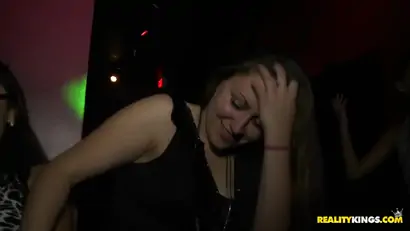 In the club