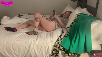 Spanking hannah for not cleaning up dakota marr