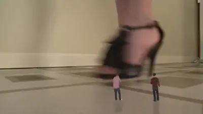 Giantess crush goddess