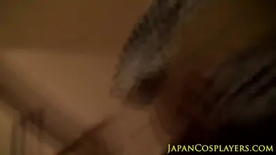 Closeup asian babes fucking in swimsuits
