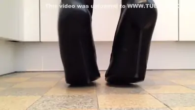 Posing luxury high heels