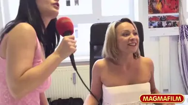 German casting at her office