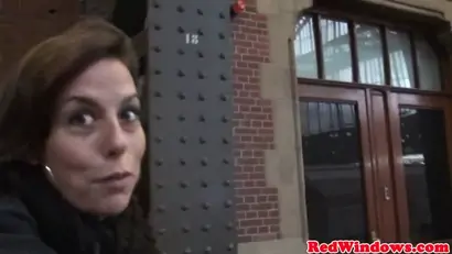 Black amsterdam prostitute handles white guy
