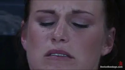 Big breasted bell rossi receives her first devicebondage treatment