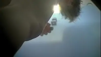 Video with changing room girl in black panty