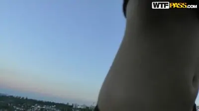 Cute amateur chippy moni exhibits her coot