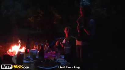 Beautiful girl next door is giving blowjob