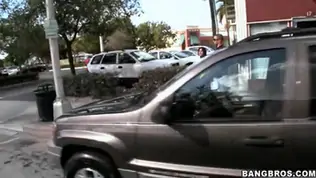 Chubby amateur brittney gets filmed on the street