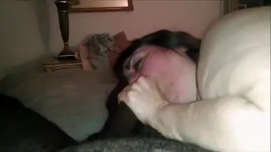 Fat white girl wants his cum badly
