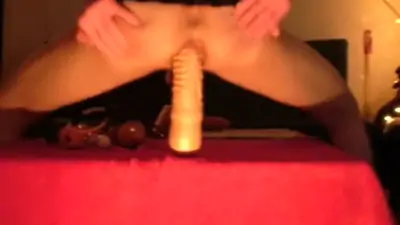 Fetish anal toying