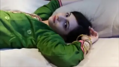 Anila in green shalwar kameez