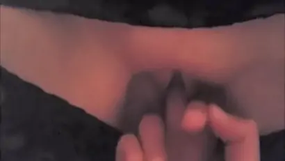Fingered before i suck big helmet cock