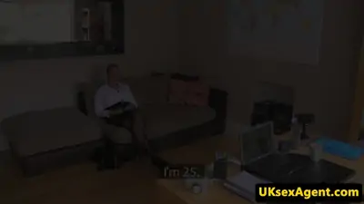 Bigtitted casting brit railed at interview