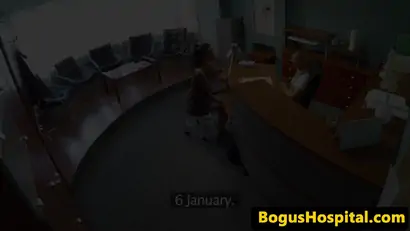 Euro lezbo nurse pussylicked by tattoo patient
