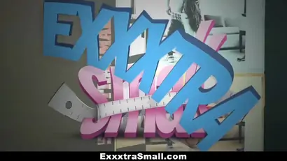 Exxxtrasmall tiny skater teen 18 gets hairy pussy drilled