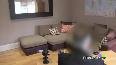 Brunette gal anal fucked on casting