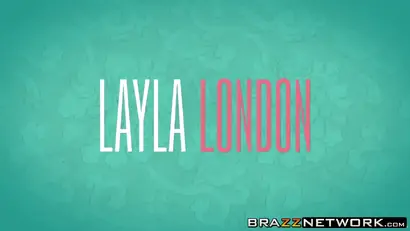 Attractive girls layla london and raylin ann sharing cock
