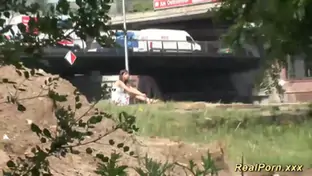 Young german couple public sex