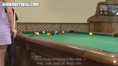 Femdom chicks playing a painful game