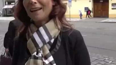 Busty mature american milf having anal sex with tourist in prague