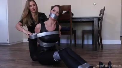 Chrissy the burglar vs detective star lesbian bondage with star nine and chrissy daniels