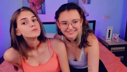 Lesbian classmates seduce each other