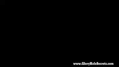 Blonde teen 18 slut suck strangers off at gloryhole