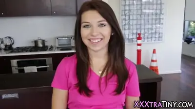 Petite teenager 18 swallows