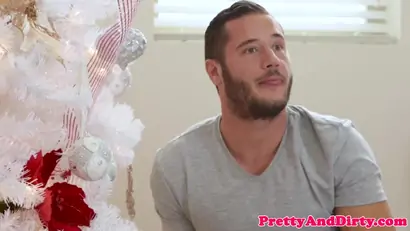Glam girlfriend railed by blindfolded bf
