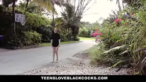Tlbc brunette teen 18 pays debt with pussy