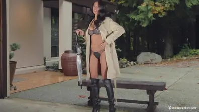 Brandi alexander in stripping in the rain playboyplus