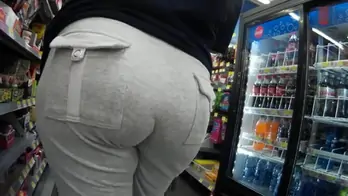 Amateur girls penetrating in public place