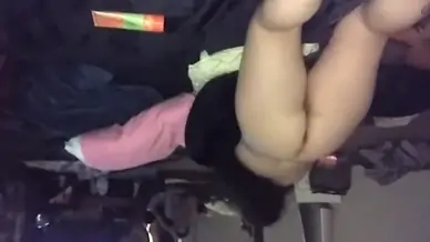Thick ghetto slut with gaping loose pussy