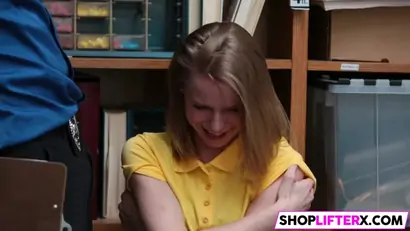 Sweet teen 18 has no excuse for shoplifting