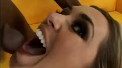Hot blonde interracial fucking big cock