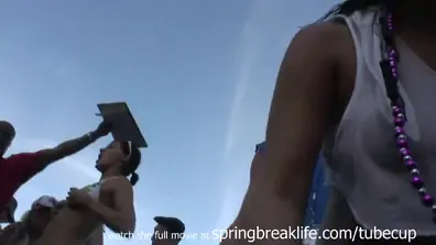 Springbreaklife video college wet t shirt