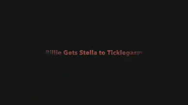 Bondage foot tickling