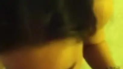 Gina takes a facial blast