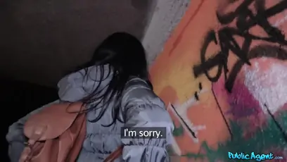 Martin gun and sonya durganova in street cash suck and fuck big dick publicagent