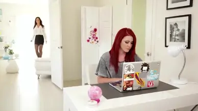 Stepmom and step daughter fuck therapist