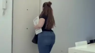 Blonde bbw in tight corset