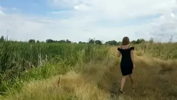 Outside fuck with nasty girlfriend