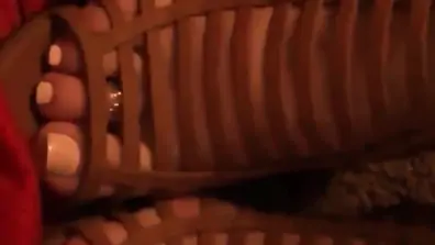 Take it or i ll break it femdom heeljob