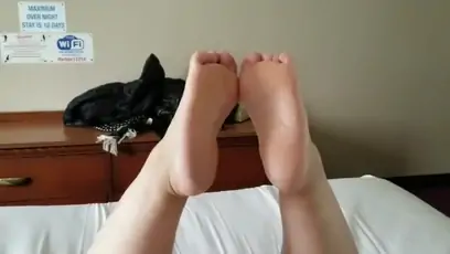 Soles and blows chubby asian milf