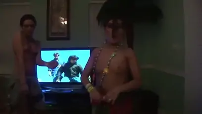 Wild college girl spring break