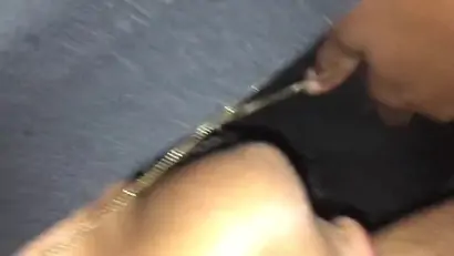 Angelic ebony sucks for cim